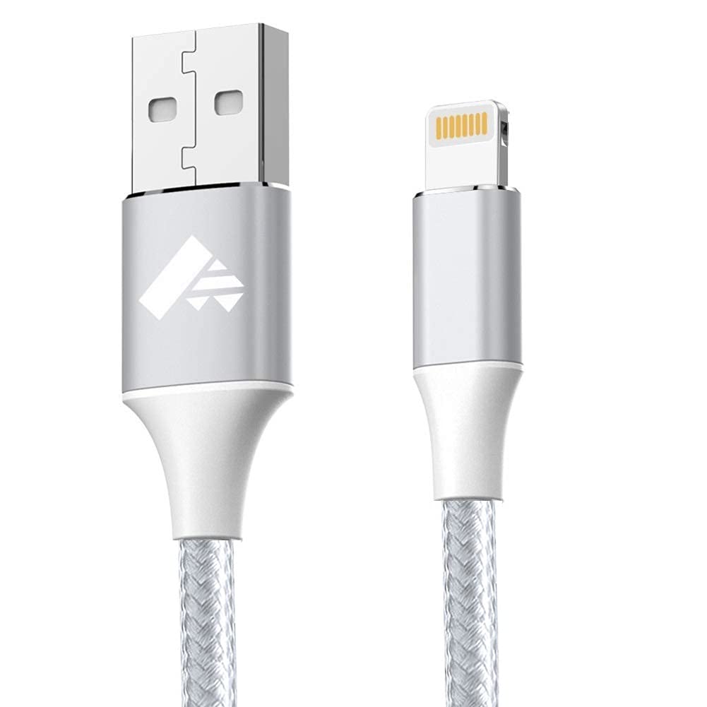 Pack de 2 Câble iPhone Chargeur iPhone Lightning 2m Cable en Nylon